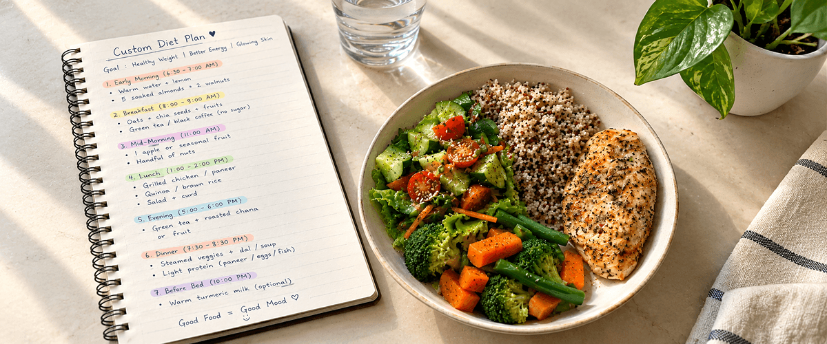 Customized Diet Plan for Weight Loss: How to Create a Plan That Actually Works